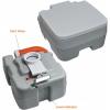 imageSereneLife Portable Potty Seat Toilet  Cover and 53 Gallons of Water Piston with Pump Flush Tank Capacity for Camping Travel Hiking ampamp Other Outdoor or Indoor Activities  AZSLCATL320