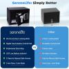 imageSereneLife Premium Steel Digital Safe Box  91quot x 67quot x 67quot  Secure Storage for Cash Firearms Jewelry ampamp More  Great For Hotels Cabinets ampamp Home Use  Electronic ampamp Mechanical Access  2 KeysBlack