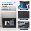 imageSereneLife Premium Steel Digital Safe Box  91quot x 67quot x 67quot  Secure Storage for Cash Firearms Jewelry ampamp More  Great For Hotels Cabinets ampamp Home Use  Electronic ampamp Mechanical Access  2 KeysBlack