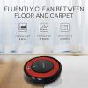 imageSereneLife Robot Vacuum Cleaner and Dock  1500pa Suction w Scheduling Activation and Charging Dock  Robotic Auto Home Cleaning for Carpet Hardwood Floor Pet Hair  Pure Clean PUCRC95 RedRed