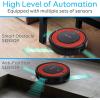 imageSereneLife Robot Vacuum Cleaner and Dock  1500pa Suction w Scheduling Activation and Charging Dock  Robotic Auto Home Cleaning for Carpet Hardwood Floor Pet Hair  Pure Clean PUCRC95 RedRed