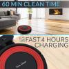 imageSereneLife Robot Vacuum Cleaner and Dock  1500pa Suction w Scheduling Activation and Charging Dock  Robotic Auto Home Cleaning for Carpet Hardwood Floor Pet Hair  Pure Clean PUCRC95 RedRed