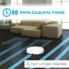 imageSereneLife Robot Vacuum Cleaner and Dock  1500pa Suction w Scheduling Activation and Charging Dock  Robotic Auto Home Cleaning for Carpet Hardwood Floor Pet Hair  Pure Clean PUCRC95 RedWhite