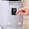 imageSereneLife Single Touch Towel and Blanket Warmer with Fragrant Disc Holder and LED Ring Red Perfect Size for Two Large Bath Towels Automatically Shut off Feature CherryBlack