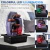 imageSereneLife Tabletop Water Fountain Home Decor Soothing Sound Machine with Automatic Pump Zen Relaxing Decor for Meditation Perfect Holiday Thanksgiving Christmas Gift 11quot Tall5Tier