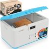 imageSereneLife Lockable Storage Box 21 Gallon Capacity Storage Trunk with Combination Lock Locking Container Bin for Organization