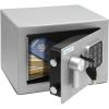 imageSereneLife Premium Steel Digital Safe Box  91quot x 67quot x 67quot  Secure Storage for Cash Firearms Jewelry ampamp More  Great For Hotels Cabinets ampamp Home Use  Electronic ampamp Mechanical Access  2 KeysSilver