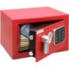 imageSereneLife Premium Steel Digital Safe Box  91quot x 67quot x 67quot  Secure Storage for Cash Firearms Jewelry ampamp More  Great For Hotels Cabinets ampamp Home Use  Electronic ampamp Mechanical Access  2 KeysRed