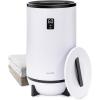 imageSereneLife Single Touch Towel and Blanket Warmer with Fragrant Disc Holder and LED Ring Red Perfect Size for Two Large Bath Towels Automatically Shut off Feature CherryBlack