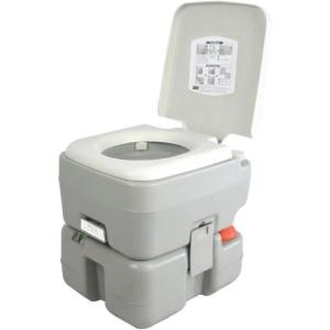 imageSereneLife Portable Potty Seat Toilet  Cover and 53 Gallons of Water Piston with Pump Flush Tank Capacity for Camping Travel Hiking ampamp Other Outdoor or Indoor Activities  AZSLCATL320