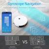 imagePure Clean Robotic Vacuum Cleaner  1100Pa Suction  Wifi Mobile App and Gyroscope Mapping  Ultra Thin 29 Height Cleans Carpets and Hardwood Floor  PUCRC455