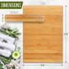 imageSereneLife Bamboo Bath Mat Floor Rug  Waterproof and Weather Resistant Natural Wood Bathroom Shower Foot Carpet with MultiPanel Strip Foldable Roll Up Non Slip Fabric for Indoor Use  SLFBMT20