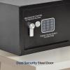 imageSereneLife Electronic Safe Box  Heavy Duty 138 x 98 Lockbox  Digital Keypad Code ampamp 2 Key access  Small Money Safe for Home ampamp Office  Secure Cash Jewelry Valuables  Wall ampamp Floor Mountable