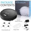 imageSereneLife Pure Clean Robot Vacuum Cleaner  Upgraded Lithium Battery 90 Min Run Time  Automatic Bot Self Detects Stairs Pet Hair Allergies Friendly Robotic Home Cleaning for Carpet Hardwood Floor