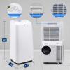 imageSereneLife Small Air Conditioner Portable 10000 BTU with Builtin Dehumidifier  Portable AC unit for rooms up to 450 sq ft  Remote Control Window Mount Exhaust Kit12 000 BTU 