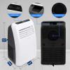 imageSereneLife Small Air Conditioner Portable 10000 BTU with Builtin Dehumidifier  Portable AC unit for rooms up to 450 sq ft  Remote Control Window Mount Exhaust Kit8 000 BTU