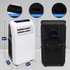 imageSereneLife Small Air Conditioner Portable 10000 BTU with Builtin Dehumidifier  Portable AC unit for rooms up to 450 sq ft  Remote Control Window Mount Exhaust Kit12 000 BTU  HEAT