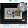 imageSerenelife Safe Box  Front Loading Safe Cash Drop Vault  Safe Security Box  Cabinet Safe ampamp Money Safe Box  Digital Steel Safe  Safety Box for Cabinets Home ampamp Office  138 x 98 x 98 2 Keys138 x 98
