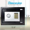 imageSerenelife Safe Box  Front Loading Safe Cash Drop Vault  Safe Security Box  Cabinet Safe ampamp Money Safe Box  Digital Steel Safe  Safety Box for Cabinets Home ampamp Office  138 x 98 x 98 2 Keys138 x 98