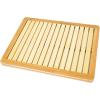 imageSereneLife Bamboo Bath Mat 235 x 18 Heavy Duty Natural Wood Bathroom or Shower Floor Foot Platform with Elevated Design for Water Evaporation and Non Slip Rubber Feet for Indoor Outdoor UseWood Legacy