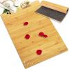 imageSereneLife Bamboo Bath Mat Floor Rug  Waterproof and Weather Resistant Natural Wood Bathroom Shower Foot Carpet with MultiPanel Strip Foldable Roll Up Non Slip Fabric for Indoor Use  SLFBMT20