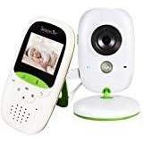 imageSereneLife  Wireless Video Baby Monitor System  Dual System Home Camera wTemperature Monitoring Night Vision 2quot Digital Color LCD Display Rechargeable Battery Builtin Mic Speaker