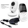 imageSereneLife USA Video Baby Monitor  Upgraded 850 Wireless Long Range Camera Night Vision Temperature Monitoring and Portable 2 Color Screen with Clip  SLBCAM105 GreenGray