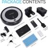 imageAutomatic Programmable Robot Vacuum Cleaner  Robotic Auto Home Cleaning for Clean Carpet Hardwood Floor w Self Activation and Charge Dock  Pet Hair ampamp Allergies Friendly  PureClean PUCRC96B5