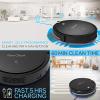 imageSereneLife Robot Vacuum Cleaner  Self Charging Robo Vacuum Cleaner  1200pa Suction Self Path Navigation 70 Min Run Time  Carpet Hardwood Linoleum Tile PUCRCX70