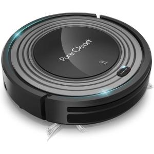 imageAutomatic Programmable Robot Vacuum Cleaner  Robotic Auto Home Cleaning for Clean Carpet Hardwood Floor w Self Activation and Charge Dock  Pet Hair ampamp Allergies Friendly  PureClean PUCRC96B5