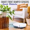 imagePURE CLEAN Smart Automatic Robot Vacuum CleanerSlim Rechargeable Electric Robo Vacuum Cleaner wSelf Programmed NavigationAntiFall SensorsCarpetHardwoodLinoleumTilePUCRC25PLUS5Robot Vacuum