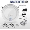 imagePURE CLEAN Smart Automatic Robot Vacuum CleanerSlim Rechargeable Electric Robo Vacuum Cleaner wSelf Programmed NavigationAntiFall SensorsCarpetHardwoodLinoleumTilePUCRC25PLUS5Robot Vacuum