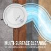 imagePURE CLEAN Smart Automatic Robot Vacuum CleanerSlim Rechargeable Electric Robo Vacuum Cleaner wSelf Programmed NavigationAntiFall SensorsCarpetHardwoodLinoleumTilePUCRC25PLUS5Robot Vacuum
