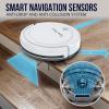 imagePURE CLEAN Smart Automatic Robot Vacuum CleanerSlim Rechargeable Electric Robo Vacuum Cleaner wSelf Programmed NavigationAntiFall SensorsCarpetHardwoodLinoleumTilePUCRC25PLUS5Robot Vacuum