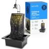imageSereneLife Tabletop Water Fountain Home Decor Soothing Sound Machine with Automatic Pump Zen Relaxing Decor for Meditation 11quot TallMultiLayer