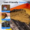 imageSereneLife 0 Degree Mummy Sleeping Bag  MilitaryStyle Lightweight ampamp Waterproof for Extreme Cold Stays Warm in 510F NoSnag Zipper Compact Carry Bag ampamp Travel Pillow for Camping ampamp BackpackingReal Tree