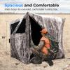 imageSereneLife 23 Person Hunting Blind for Deer and Turkey Shooting SeeThrough Hunting Gear with Carry Bag PopUp Portable Ground Equipment and Accessories Camouflage
