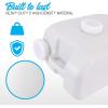 imageSereneLife 24L Compact Portable Water Tank  Nontoxic Water Container Reservoir WCarry Handle  For Outdoor Social Events Work Sites Camping Boating Emergency Preparedness SLCAWT206 Gal