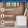 imageSereneLife 52 Gallon Portable Camping Toilet with Carry Bag For Adults Leak Proof Toilet with Detachable Waste Tank and Level Indicator Portable Potty for Camping Hiking and Boating63 Gal