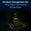 imageSereneLife Double Sleeping Bag with Pillows Waterproof ampamp Detachable for 2 Single Bags Lightweight ampamp Warm Perfect for Camping Hiking Backpacking and Cold Weather Suitable for Temperatures 510FGreen