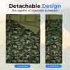 imageSereneLife Double Sleeping Bag with Pillows Waterproof ampamp Detachable for 2 Single Bags Lightweight ampamp Warm Perfect for Camping Hiking Backpacking and Cold Weather Suitable for Temperatures 510FCamouflage