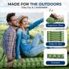 imageSereneLife Lightweight ampamp Compact Camping Gear  Sleeping Pads ampamp Bags with Builtin Pillows for Outdoor Comfort Waterproof ampamp TearResistant Design Perfect for Hiking Backpacking Couples ampamp Solo UseOlive Green