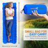 imageSereneLife Lightweight ampamp Compact Camping Gear  Sleeping Pads ampamp Bags with Builtin Pillows for Outdoor Comfort Waterproof ampamp TearResistant Design Perfect for Hiking Backpacking Couples ampamp Solo UseBlue