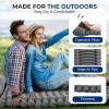 imageSereneLife Lightweight ampamp Compact Camping Gear  Sleeping Pads ampamp Bags with Builtin Pillows for Outdoor Comfort Waterproof ampamp TearResistant Design Perfect for Hiking Backpacking Couples ampamp Solo UseGrey