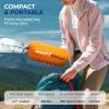 imageSereneLife Lightweight ampamp Compact Camping Gear  Sleeping Pads ampamp Bags with Builtin Pillows for Outdoor Comfort Waterproof ampamp TearResistant Design Perfect for Hiking Backpacking Couples ampamp Solo UseOrange