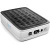 imageSereneLife Luxury Full Size Air Mattress with BuiltIn High Speed Pump Adjustable Firmness Levels Strong Spine Support 18quot Inflatable Airbed for Guests Home Camping and TravelWhite