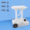 imageSereneLife Portable Camping Sink with 30L 7 Gallon BuiltIn Water Tank Large Wheels HandsFree Foot Pump ExtraLarge Basin and 5L Soap Dispenser  Ideal for Outdoors Camping and Worksites7 Gal w Wheels