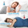 imageSereneLife SLHVBLKT20 Weighted 60x80 Inches 20 lbs with Removable Super Soft Minky Cover and Premium Glass Beads Filling for Adults and Children Heavy Blanket for Bed Sofa Queen Size Blue