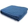imageSereneLife SLHVBLKT20 Weighted 60x80 Inches 20 lbs with Removable Super Soft Minky Cover and Premium Glass Beads Filling for Adults and Children Heavy Blanket for Bed Sofa Queen Size Blue