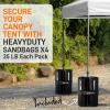 imagePop Up Canopy Tent 10x15  Commercial Instant Shelter FoldableCollapsible Sun Shade Canopy Pop Up Tent wWaterproof UV Resistant Tent Top Portable Carry Bag ampamp Sand Bag  SereneLife SLGZ15W WhiteWhite